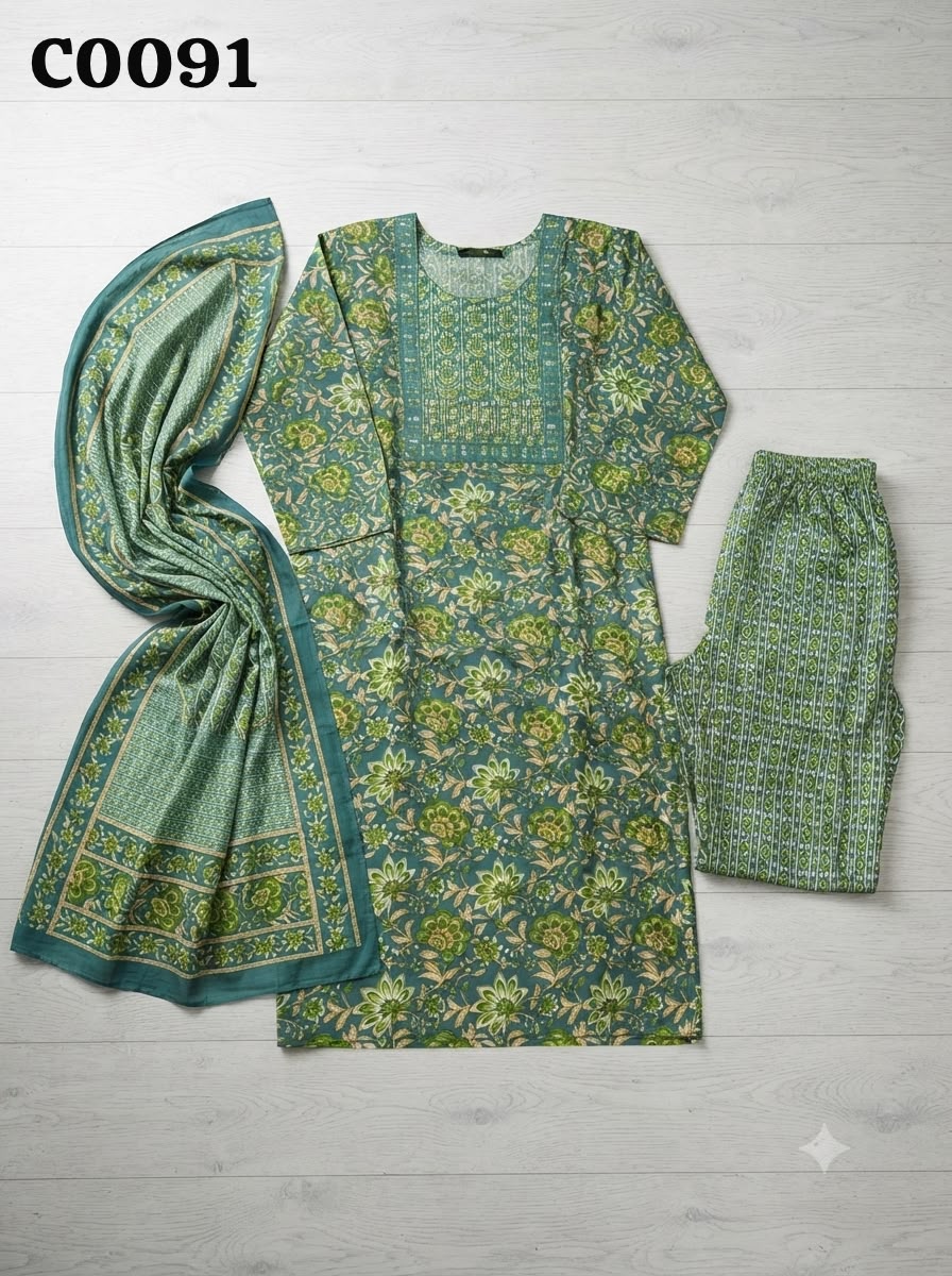 Semi cotton salwar suit C0091